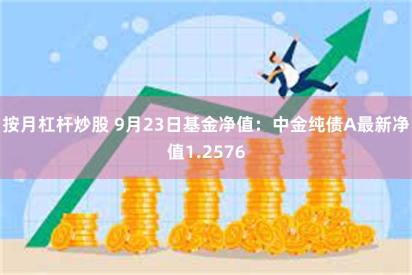 按月杠杆炒股 9月23日基金净值：中金纯债A最新净值1.2576